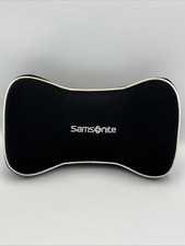 Samsonite Memory Foam Travel Neck Pillow W/strap Washable Case - Smoke Free -EUC