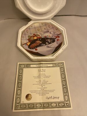 Franklin Mint '' CAT NAP '' Plate 