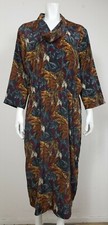 Vintage Pellini By Von Bramlett Womens Dress Plus 16 Long Sleeve Cowl Neck Fall