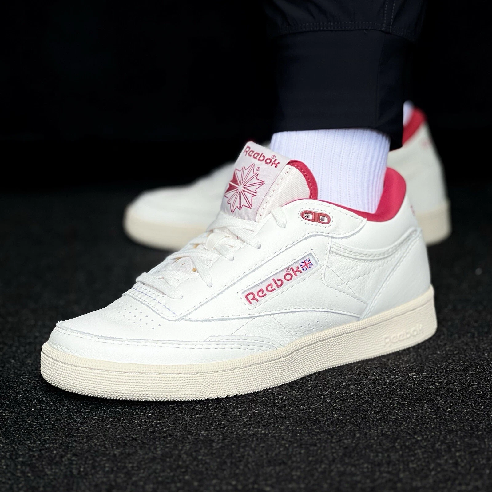 Reebok Club C Mid II Men’s Sneaker Athletic Shoe White Footwear Trainers #690