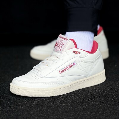Reebok Club C Mid II Men s Sneaker Athletic Shoe White Footwear Trainers #690