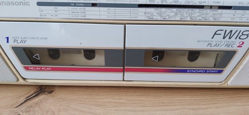 Radio cassette vintage Panasonic RX-FW18L (voir description). - Afbeelding 9 van 9