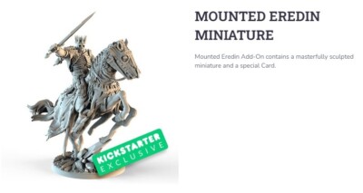The Witcher Old World - Eredin zu Pferd _ Limited Edition Kickstarter DEU