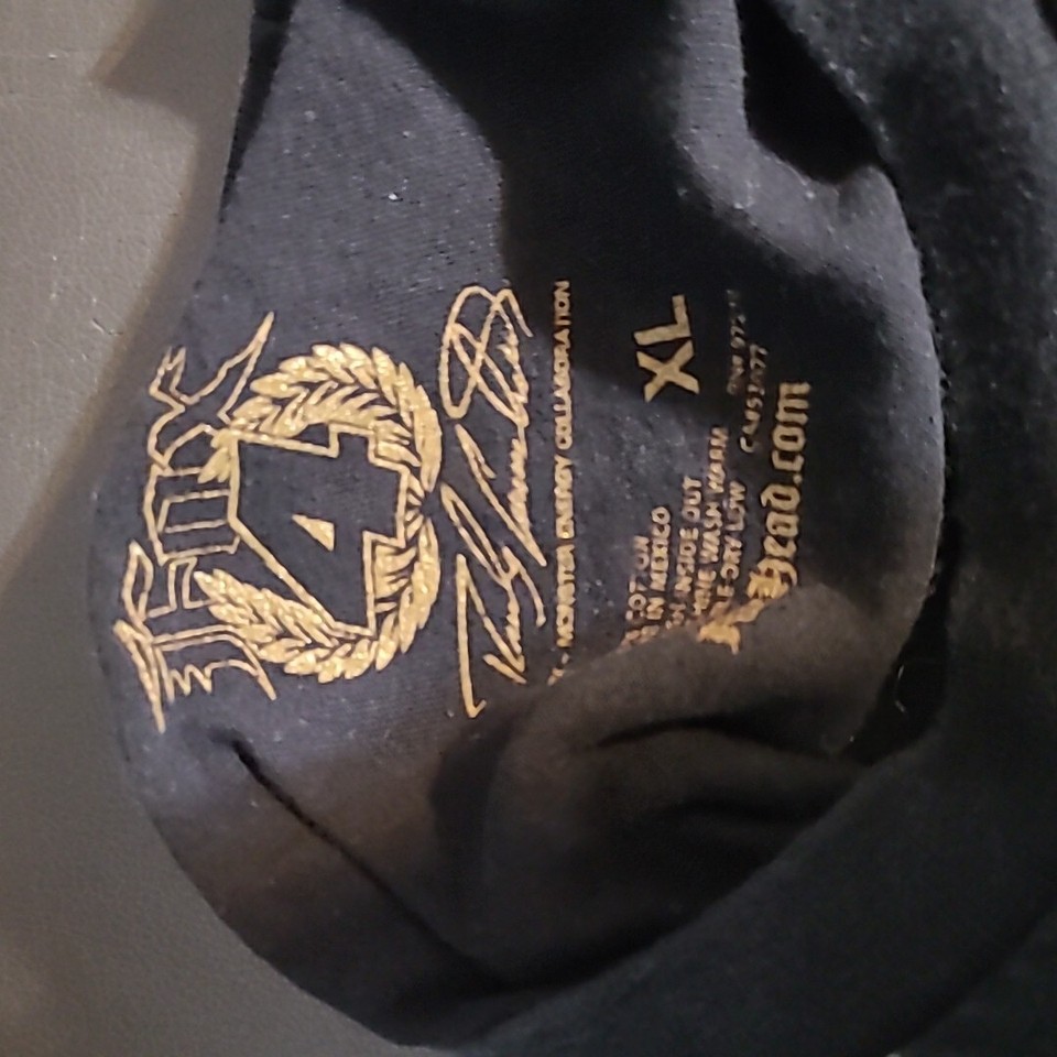 Fox Racing Monster Energy “Ricky Carmichael” TShirt Size XL Black Tee