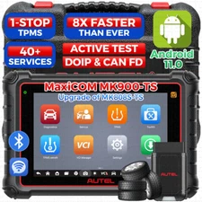2025 Autel MaxiCOM MK808S Bidirectional Car Diagnostic Scanner Tool Key Coding