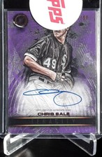 2016 Topps Legacies of Baseball Tenacity CHRIS SALE Auto Purple /50