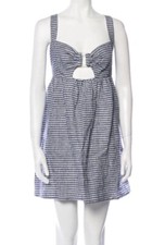 Reformation Noel 100% Linen Minidress Callah Gingham Check Women’s Size 10