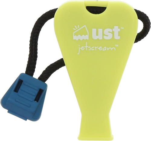 Jetscream Floating Whistle with Powerful 122 Db Signal, Compact, Pea-Less Lightw