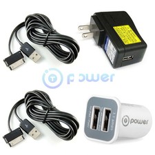 Adaptador de CA + fuente de alimentación cargador de coche compatible con Samsung Galaxy Tab 2 10.1 SCH-I915TSAVZW