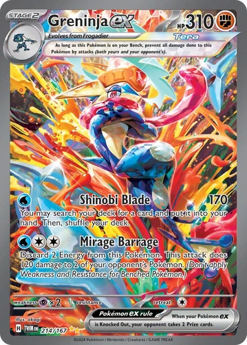 Greninja Ex 214/167 Sv06: Twilight Masquerade