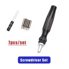 7pcs Screwdriver Set 5 Kinds Bits Replaceable Multipurpose Cross Straight Head