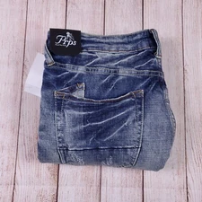NEW PRPS Men's Windsor Tapered Skinny Fit Jeans Light Indigo 32 (Fit 34x34.5)