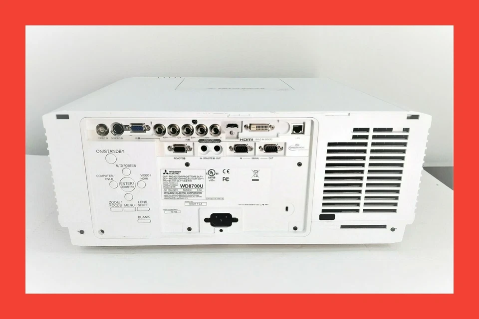 Mitsubishi WD8200U 6500 1080p Lumen Large Venue Outdoor Projector(1 Yr Warranty) - Image 2 of 4