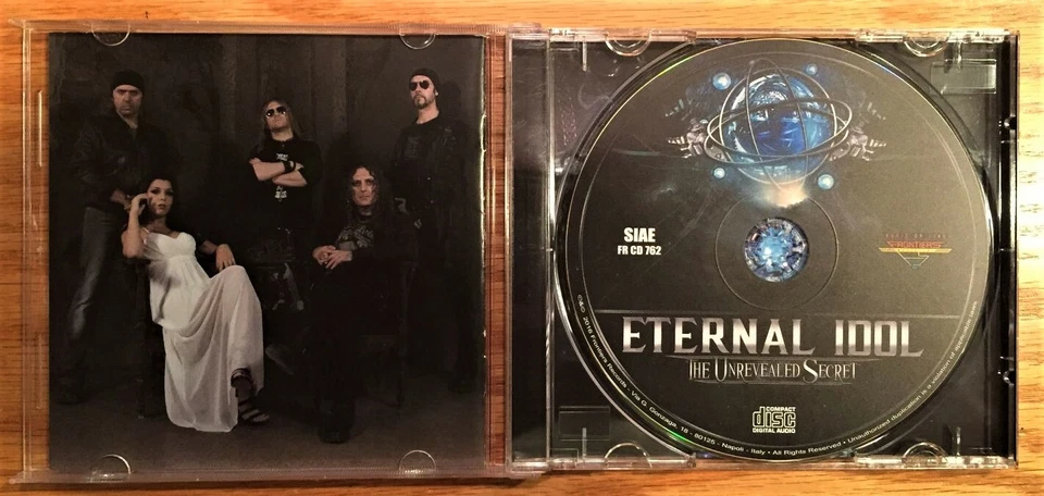 Eternal Idol - The Unrevealed Secret CD (Autographed by Fabio Lione) Angra - Image 4 of 4