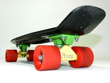Penny Rasta Nickel Board 22" Australia Monopatín Negro Rojo Verde Amarillo