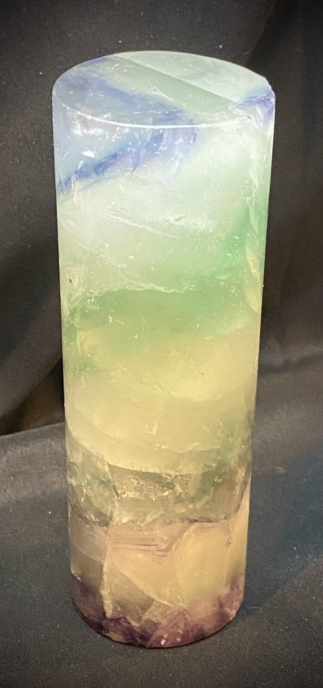 Rainbow Fluorite Crystal Tower 1058g Natural Stone Healing Energy
