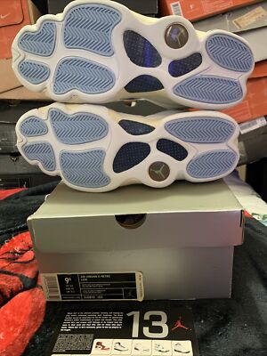 Size 9.5 - Air Jordan 13 Retro Low All White for sale online | eBay