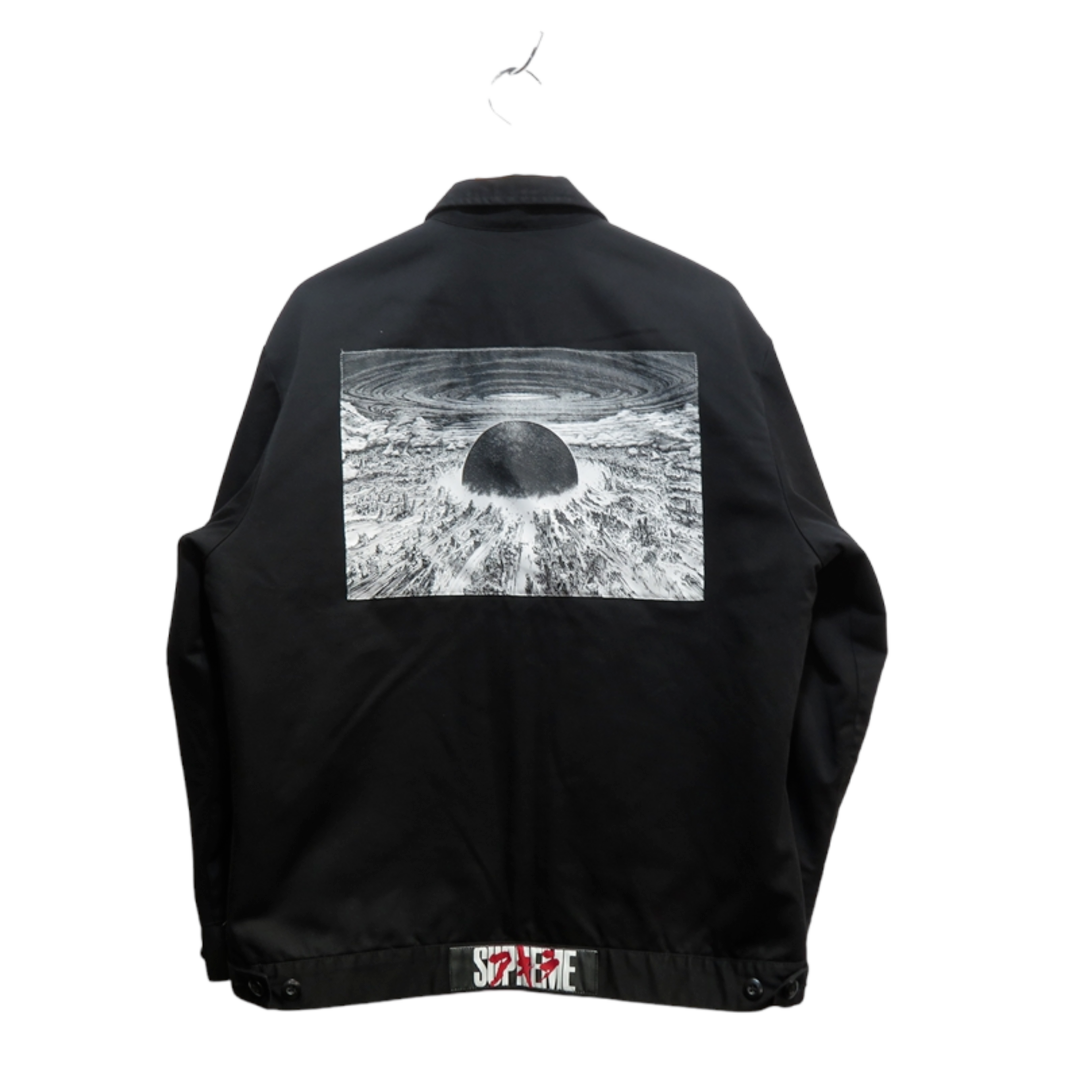 supreme 17aw akira work jacket 黒 鑑定済み supreme akira work