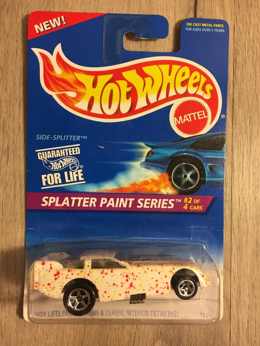 MOC* Mattel Hot Wheels 1995 Splatter Paint Series Side-Splitter Collector # 409 | eBay
