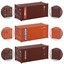 3pcs HO Scale 1:87 20ft Shipping Container 20' Cargo Box Different Road Names