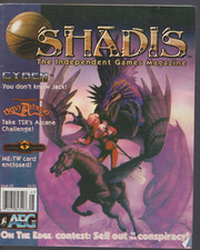 Shadis Magazine 21   25 SCI-FI FANTASY MAGAZINE LOT OF 2 ISSUES