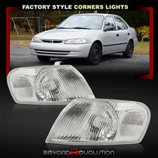 For 1998-2000 Toyota Corolla JDM Clear Side Corner Lamps Turn Signal Park Lights