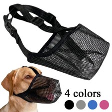 Dog Breathable Muzzle Pet Dog Anti Biting Air Mesh Anti Licking/bark Mouth Cover