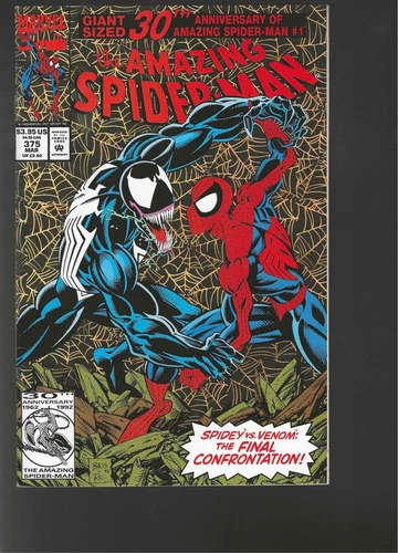 Amazing SPIDER-MAN 30th ANNIVERSARY #375 SPIDEY vs VENOM NM