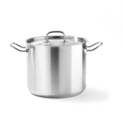 Gemüsetopf - mit Deckel, HENDI, Kitchen Line, 9L, ø240x(H)200mm