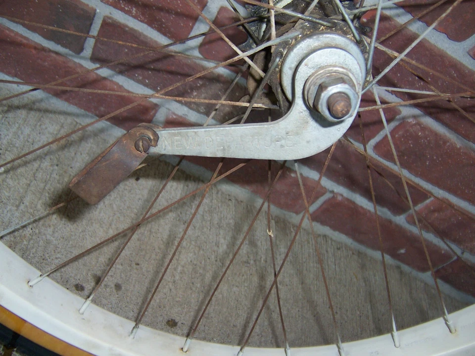 Vintage Schwinn Tubular S2 Rear Rim & 26 X 2 Tire Taken Off 1950s Hornet Bike - Image 3 of 4