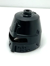 Lego Black Minifigure, Headgear Helmet Castle Closed with Eye Slit HP#3