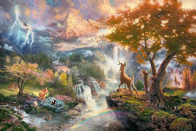THOMAS KINKADE - DISNEY´S BAMBI - Schmidt Puzzle 59486 - 1000
