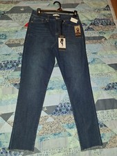 Sofia Vergara Jeans Size 4 Skinny Ankle Frayed Hem Mid Rise Nwt Eb15 