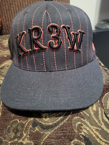 Kr3w SOX Black Pinstripe Flexfit OSFA 