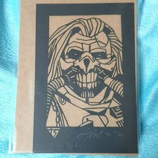 Tyler Stout IMMORTAN JOE Mad Mad Fury Road Laser Cut Kolcut Radiation Burn /40