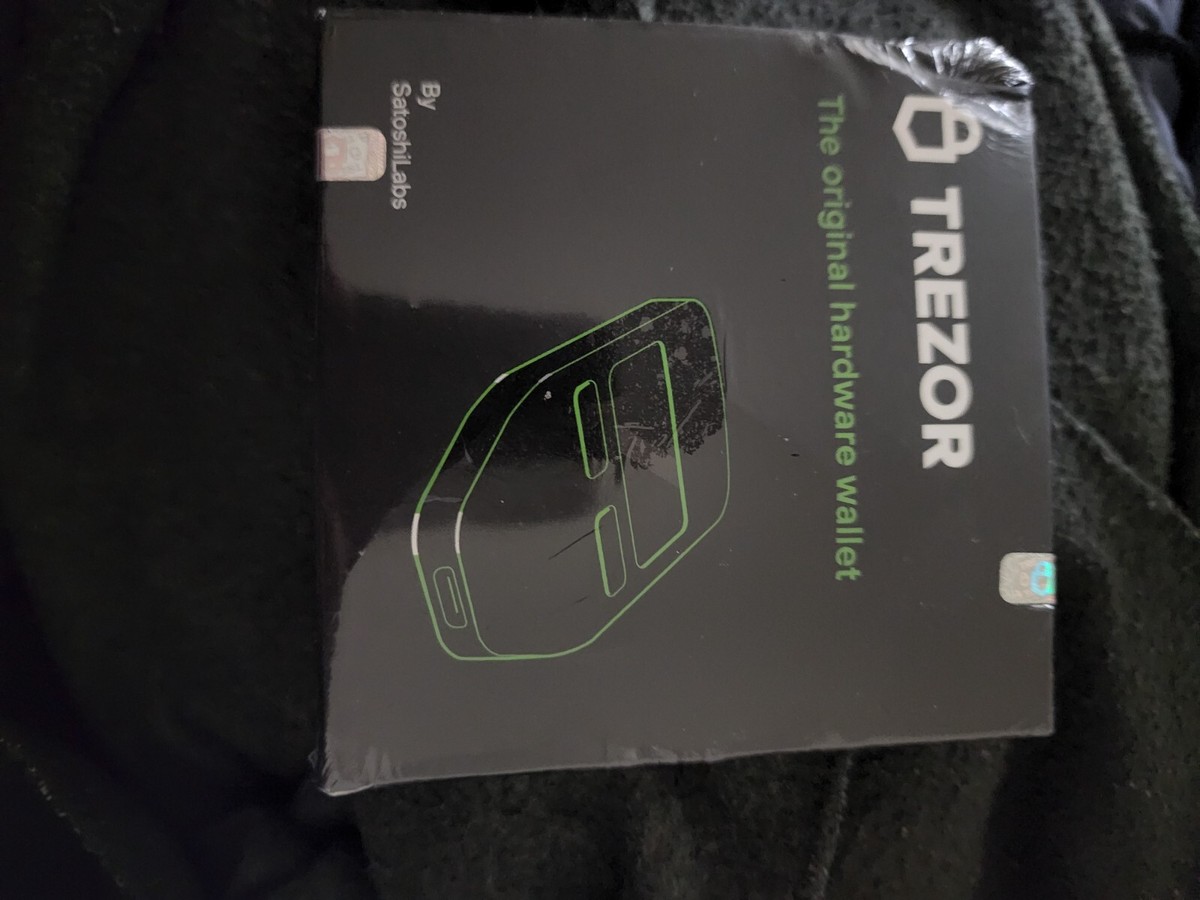 Trezor One Cryptocurrency Hardware Wallet Black Bitcoin wallet