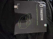Trezor One Cryptocurrency Hardware Wallet Black Bitcoin wallet