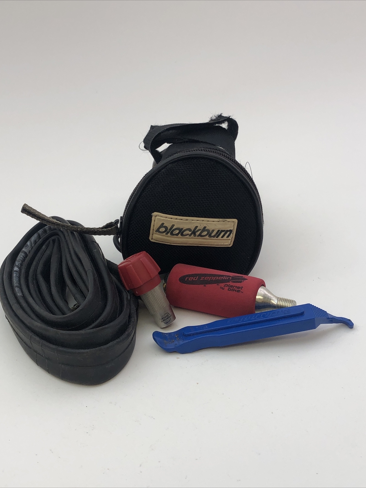 Vintage Blackburn Seat Bag Red Zeppelin Tire Inflator Tube L