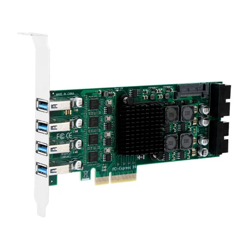 8 Ports Adapter USB 3.0 Super Fast PCI for Express (PCIe) Expansion Card for Cam