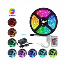LED Strip Lights 16.4ft 5V USB RGB Color Flexible Changing lights Room decor