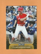 2020 TYLER SODERSTROM LEAF DRAFT BASEBALL GOLD ROOKIE  LIMITED  HOT  LIVE  MINT