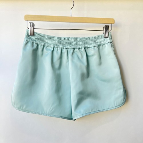 T Alexander Wang Satin Track shorts in Celadon , Size XS H40 - Picture 2 of 7