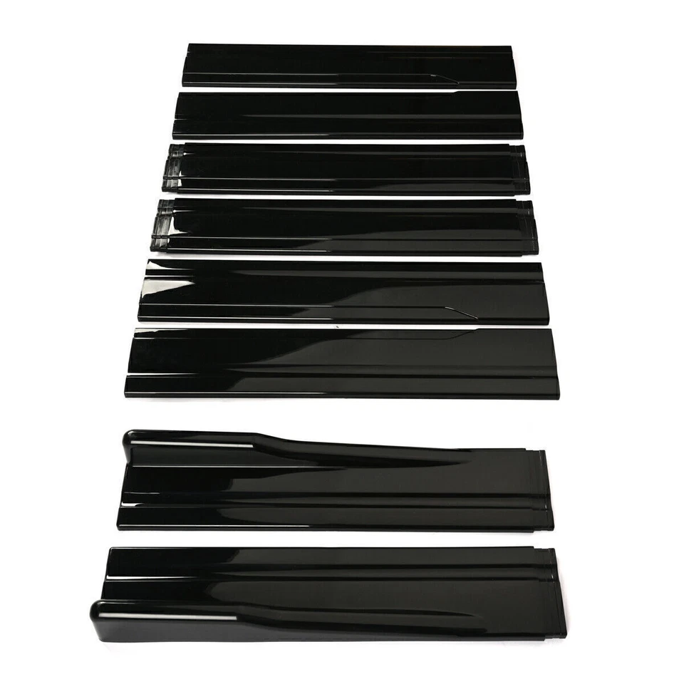 Side Skirt Splitter Spoiler Extension Gloss Black For Lexus ES250 ES300 ES350 - Изображение 3 из 4