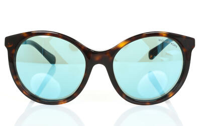 Michael Kors 275526 Island Tropics Dark Tortoise/Teal Mirror Sunglasses Michael Kors MK2170U KARLIE 390818 Square Black Dark  main image 4