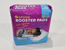 Sposie Booster Liners Stop Overnight Diaper Leaks, Fits Sizes Newborn 1 2 3,...