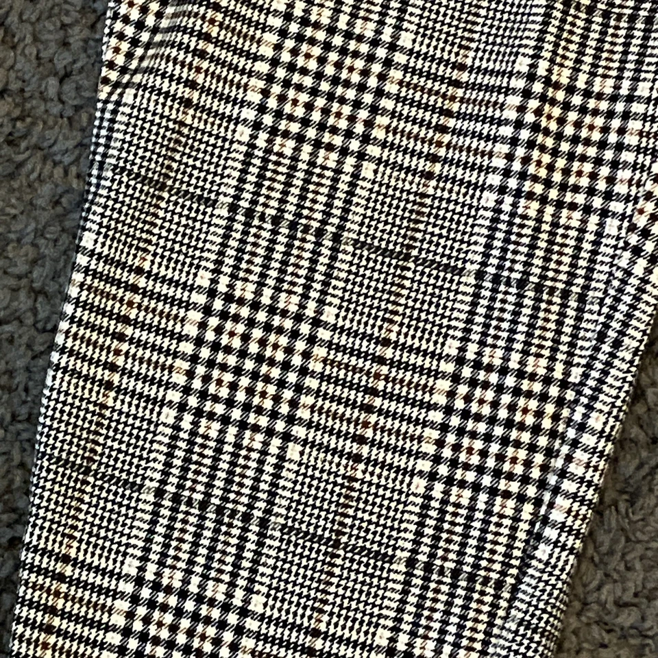 Legging Seven7 Pull On Pierna Cónica Cintura Elástica Cuadros Glen’s para Mujer XL (36x29) Foto 3 de 4