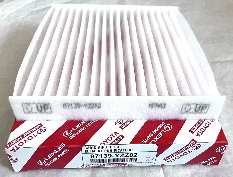 Filtro Camry Venza 87139-YZZ82 genuino Toyota Air 17801-YZZ02 y cabina OEM Foto 2 de 3