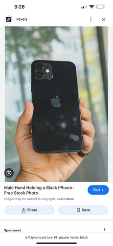 Apple iPhone 14 - 128 GB - Black (Unlocked) thumbnail 2