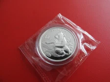 *China Panda 10 Yuan 1998 Silver 1 oz 999 * shrink-wrapped (Ki.Red)