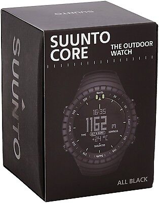 Suunto Core All Black Military Outdoor Sports Watch NEW Open Box SS014279010